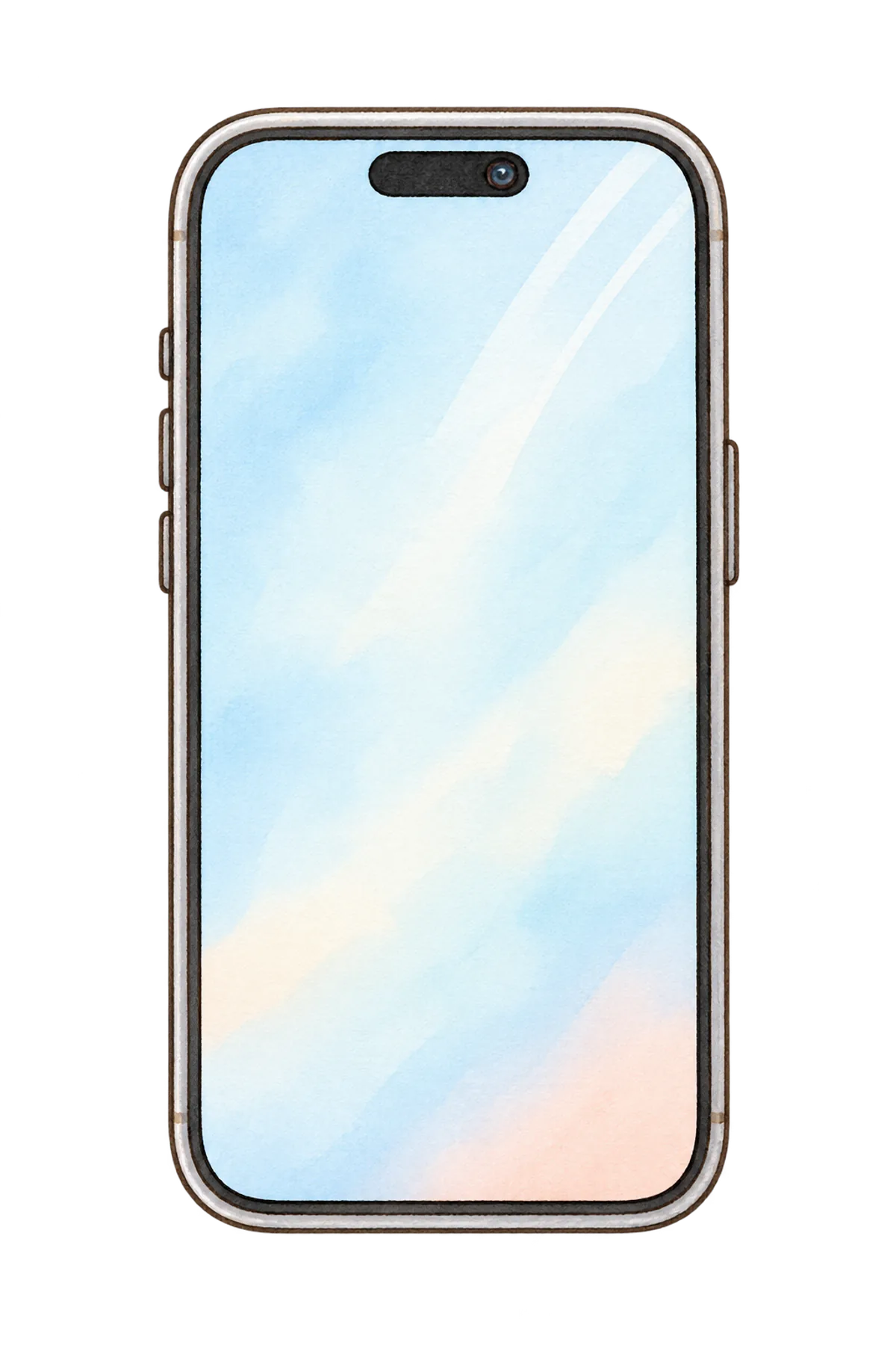 携帯電話のイラスト